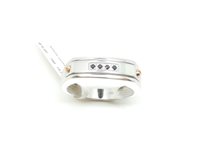 Anello Lorenza Gioielli Uomo in Oro bianco Zirconia 164504-25 - 164504-25